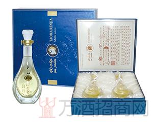 J002 套马人家蓝色木盒奶酒
