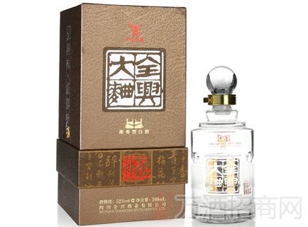52度全兴大曲酒润藏12年价格