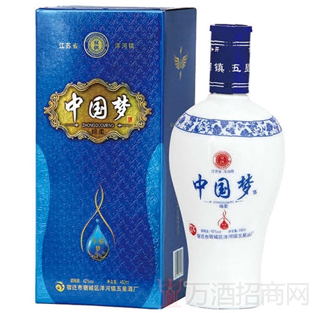 中国梦绵柔型白酒
