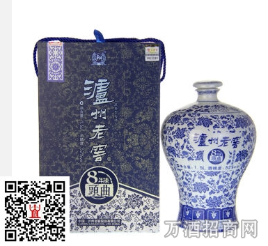 州老窖52°八年陈头曲青