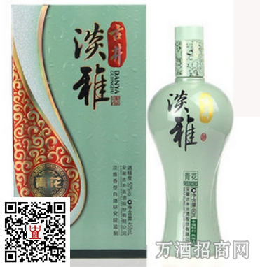 古井贡酒42°古井淡雅蓝花450ml
