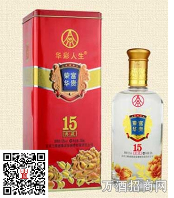 五粮液华彩人生52°荣华富贵15典藏500ml