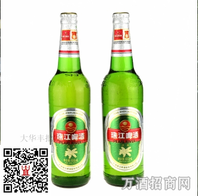 珠江清爽啤酒500ml