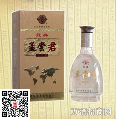 孟尝君方瓷瓶42°500ml