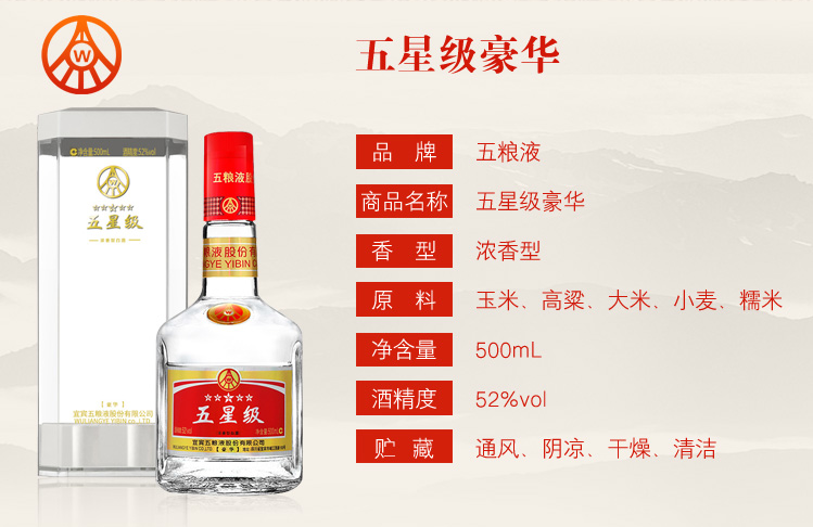 五粮液五星级